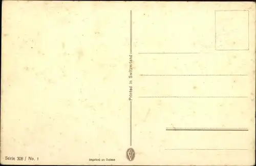 Künstler Ak Wagner, A., Glückwunsch Neujahr, Bonne Année, Glocken an Tannenzweig, Winterlandschaft