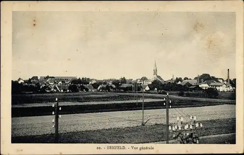 Ak Benfeld Elsass Bas Rhin, Vue générale