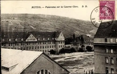 Ak Mutzig Elsass Bas Rhin, Panorama sur la Caserne Clerc