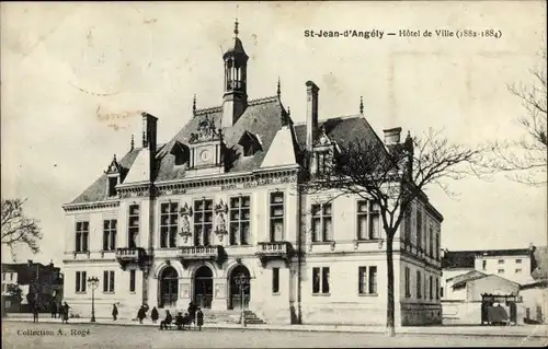 Ak Saint Jean d’Angély Charente Maritime, Hôtel de Ville 1882-1884