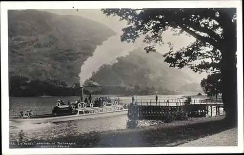 Ak Patterdale North West England, SY Raven arriving