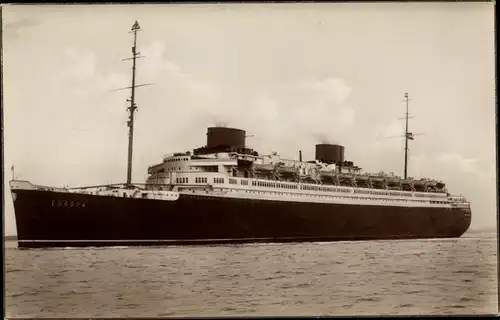 Ak Dampfschiff Europa, Norddeutscher Lloyd Bremen