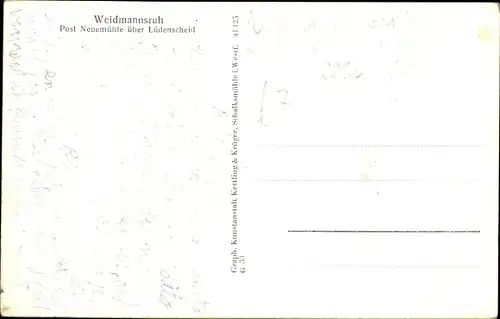 Ak Waidmannsruh Schmallenberg im Sauerland, Versetalsperre, See, Ebbegebirge, Kolbturm