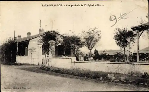 Ak Taza Marokko, Girardot, Vue générale de l'Hôpital Militaire