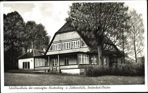 Ak Bredenbeck Wennigsen Niedersachsen, Schullandheim der vereinigten Hindenburg u. Lutherschule