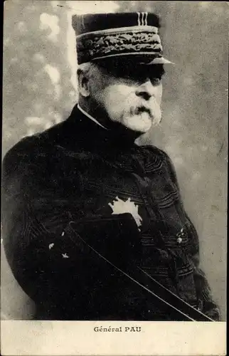 Ak Général d’armée Paul Pau, Portrait in Uniform