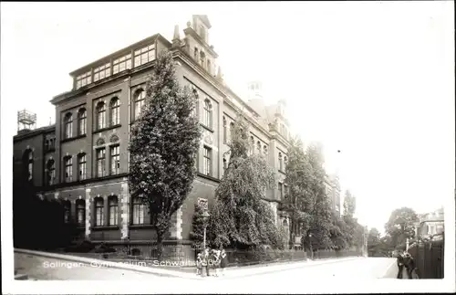 Ak Solingen in Nordrhein Westfalen, Gymnasium, Schwartstraße