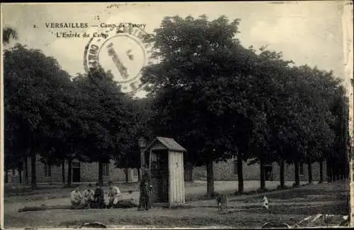 Ak Versailles Yvelines, Camp de Satory, l'Entrée  du Camp