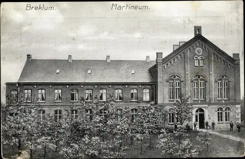 Ak Breklum in Nordfriesland, Martineum, Gesamtansicht