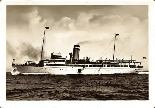 Ak Dampfschiff Cobra, HAPAG Seebäderdienst