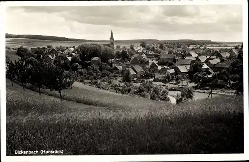 Ak Bickenbach Hunsrück, Gesamtansicht von der Ortschaft