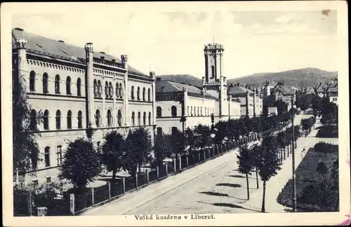 Ak Liberec Reichenberg Stadt, Velka Kasarna, Große Kaserne