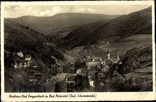 Ak Bad Freyersbach Bad Peterstal Griesbach Ortenaukreis, Panorama