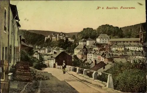 Ak Bouillon Wallonien Luxemburg, Panorama