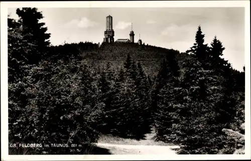 Ak Schmitten im Taunus Hessen, Großer Feldberg, Turm, Wald