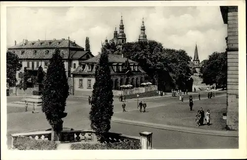 Ak Fulda in Osthessen, Blick vom Kurfürst auf Bonifatiusdenkmal, Hauptwache, Dom, Michaelskirche