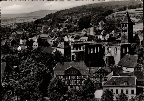 Ak Bad Hersfeld in Hessen, Blick zur Stiftsruine