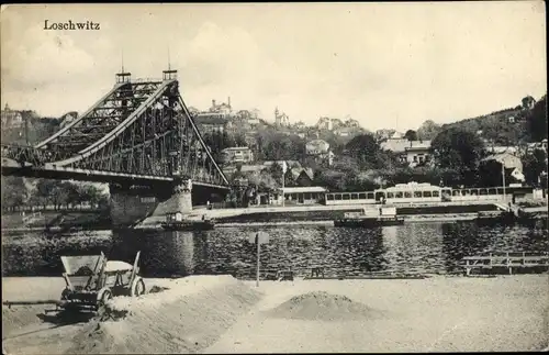 Ak Dresden Loschwitz, schöne Detailansicht