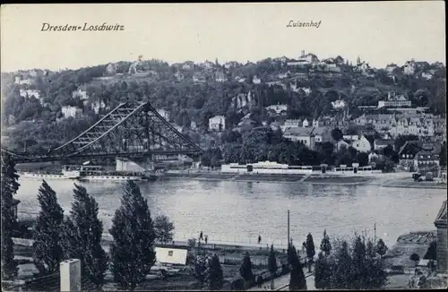 Ak Dresden Loschwitz, schöne Detailansicht