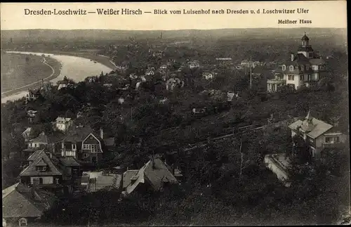 Ak Dresden Loschwitz, schöne Detailansicht
