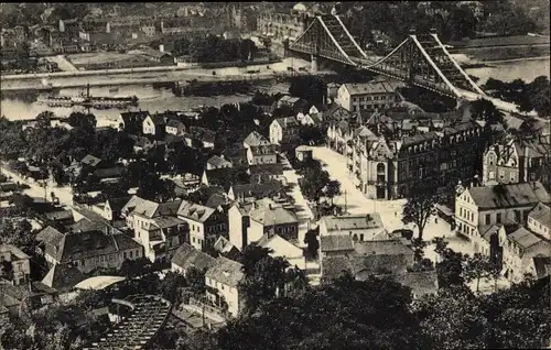 Ak Dresden Loschwitz, schöne Detailansicht