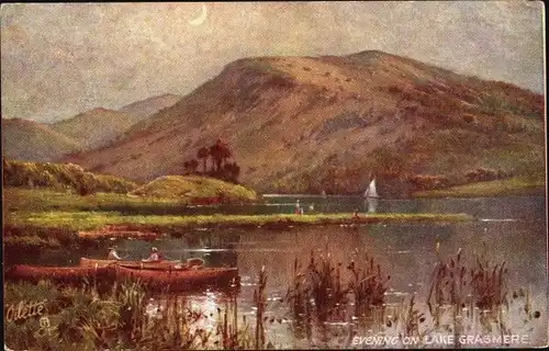 Künstler Ak Grasmere Cumbria England, Lake, Tuck Series XI No 7895