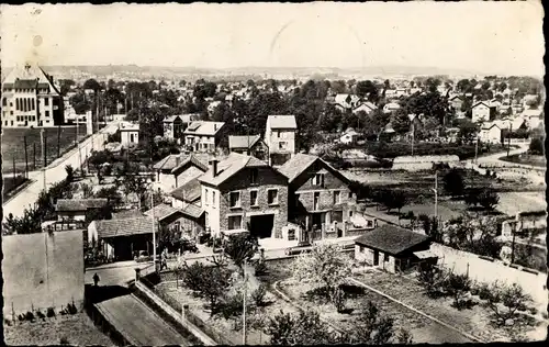 Ak Sainte Geneviève des Bois Essonne, Vue générale, Vogelschau auf den Ort