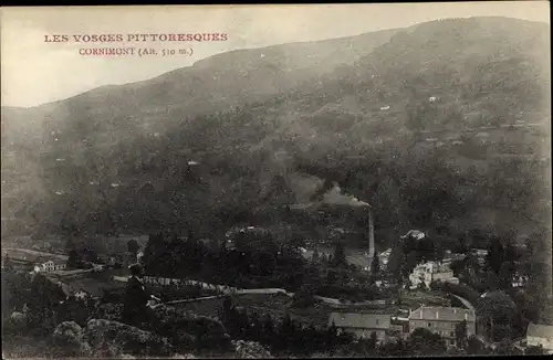 Ak Cornimont Vosges, Les vosges pittoresques, Panorama