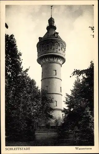 Ak Sélestat Schlettstadt Elsass Bas Rhin, Wasserturm