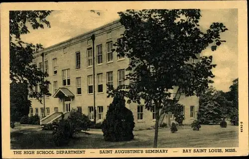 Ak Bay Saint Louis Mississippi USA, High School Department, Saint Augustines Seminary