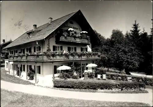 Ak Bad Heilbrunn in Oberbayern, Waldherr Fremdenheim, Gesamtansicht