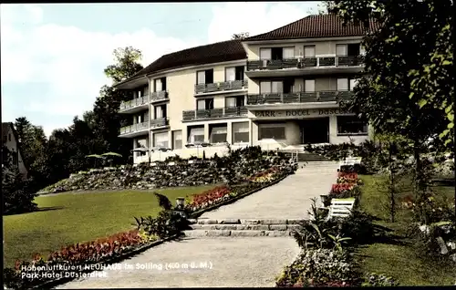 Ak Neuhaus im Solling Holzminden in Niedersachsen, Park Hotel Düsterdiek, Außenansicht, H. Biermann