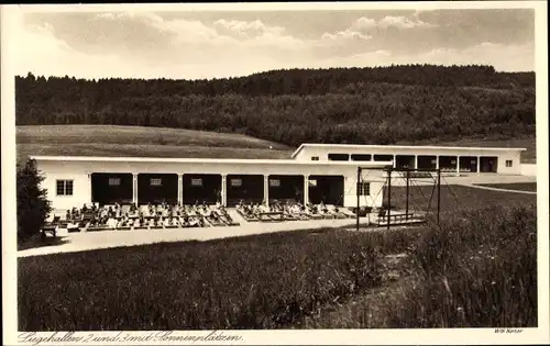 Ak Freudenstadt im Nordschwarzwald, Liegehallen 2 und 3 mit Sonnenplätzen, Heilstätte