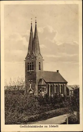 Ak Idstedt in Schleswig Holstein, Blick auf Gedächtniskirche