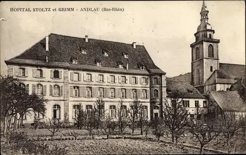 Ak Andlau Elsaß Bas Rhin, Hôpital Stoltz et Grimm, Krankenhaus