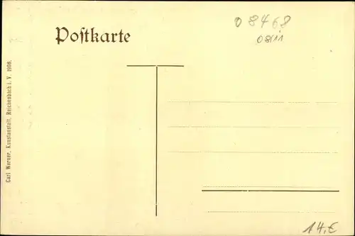 Ak Reichenbach Vogtland, Gartenstadt, Hausansicht, Architekt Paul Reinhold 