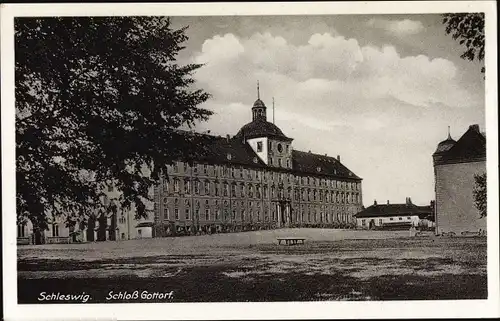 Ak Schleswig an der Schlei, Schloss Gottorf, Seitenansicht