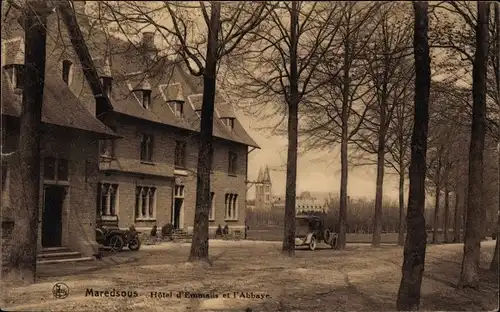 Ak Maredsous Wallonien Namur, Hôtel d'Emmaus et l'Abbaye