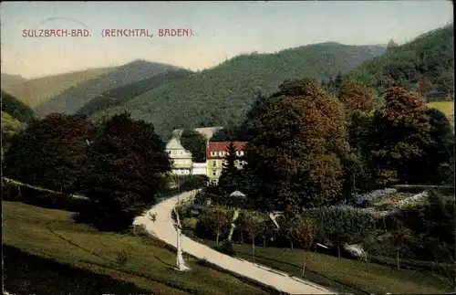 Ak Sulzbach Lautenbach Ortenaukreis, Renchtal, Ortschaft