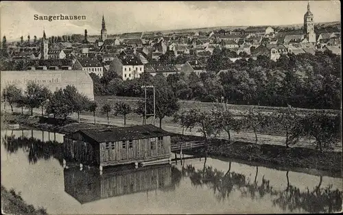 Ak Sangerhausen in Sachsen Anhalt, Gesamtansicht der Stadt, Rodewald