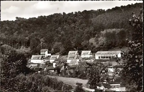 Ak Wieda, Panorama vom Ort, Wald, Blick vom Knicking