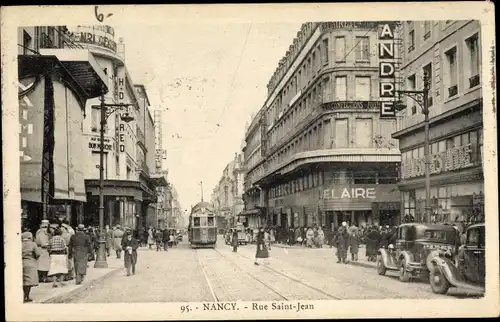 Ak Nancy Meurthe et Moselle Lothringen, Rue Saint Jean