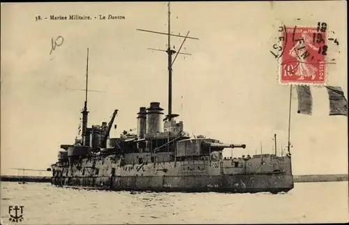 Ak Französisches Kriegsschiff, Le Danton, Marine Militaire Francaise