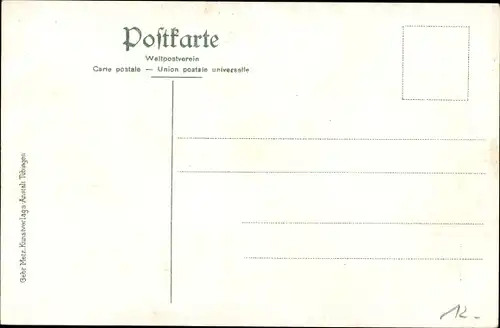 Litho Ottrott Bas Rhin, Forsthaus Rathsamhausen, Burgen, Ruinen