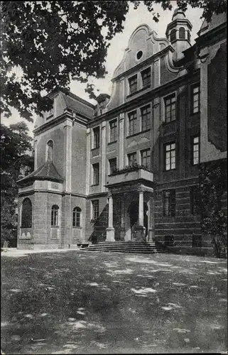 Ak Nürnberg in Mittelfranken Bayern, Höhere ev. Mädchenschule, Zeltner Straße 19