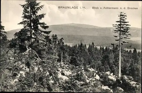 10 alte Ansichtskarten Braunlage im Oberharz, Diverse Ansichten