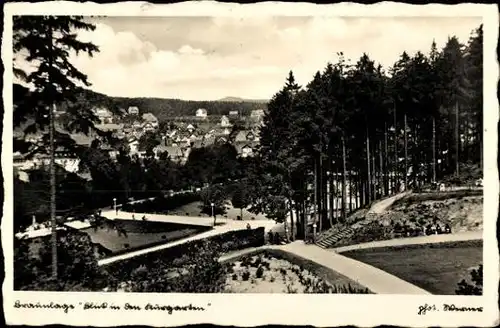 10 alte Ansichtskarten Braunlage im Oberharz, Diverse Ansichten