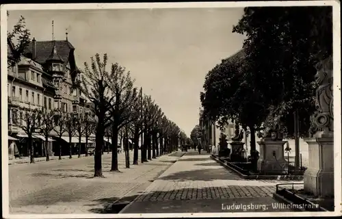 Ak Ludwigsburg in Baden Württemberg, Wilhelmstraße