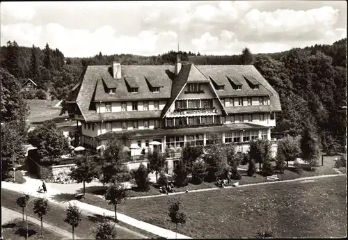 Ak Hinterzarten im Südschwarzwald, Hotel Weißes Rössle, Außenansicht