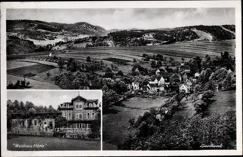 Ak Mörla Rudolstadt Thüringen, Totalansicht, Waldhaus Mörla, Bes. Otto Lindner